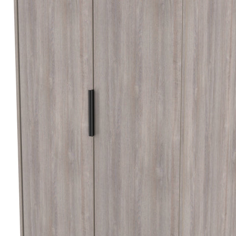 Hong Kong (Black Sleigh Legs) Tall Plain Wardrobe