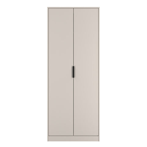 Hong Kong (Black Sleigh Legs) Tall Plain Wardrobe