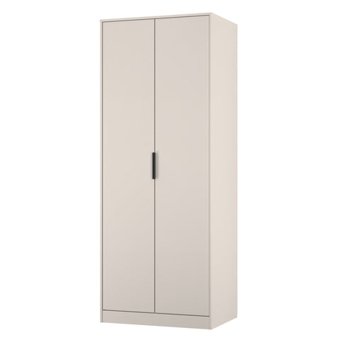 Hong Kong (Black Sleigh Legs) Tall Plain Wardrobe