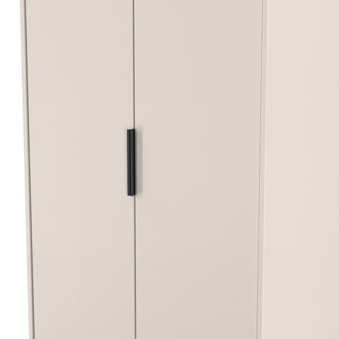 Hong Kong (Black Sleigh Legs) Tall Plain Wardrobe