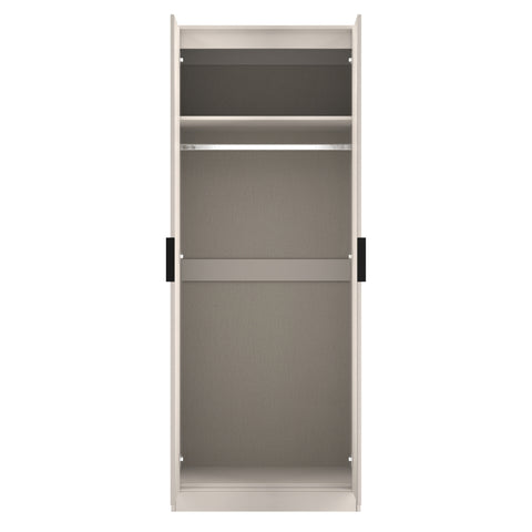Hong Kong (Black Sleigh Legs) Tall Plain Wardrobe