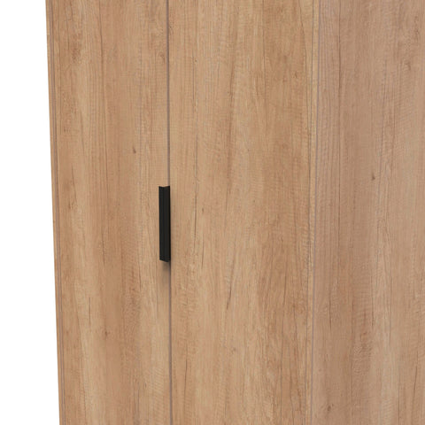 Hong Kong (Black Sleigh Legs) Tall Plain Wardrobe
