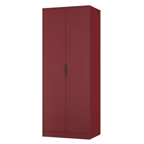 Hong Kong (Black Sleigh Legs) Tall Plain Wardrobe