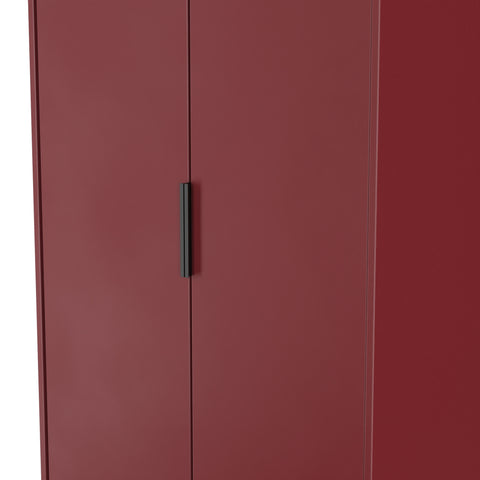 Hong Kong (Black Sleigh Legs) Tall Plain Wardrobe