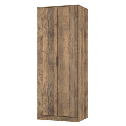 Hong Kong (Black Sleigh Legs) Tall Plain Wardrobe