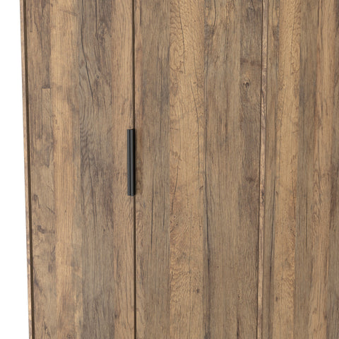Hong Kong (Black Sleigh Legs) Tall Plain Wardrobe