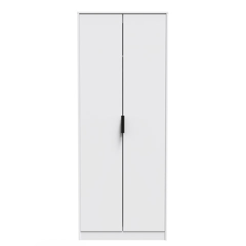 Hong Kong (Black Sleigh Legs) Tall Plain Wardrobe