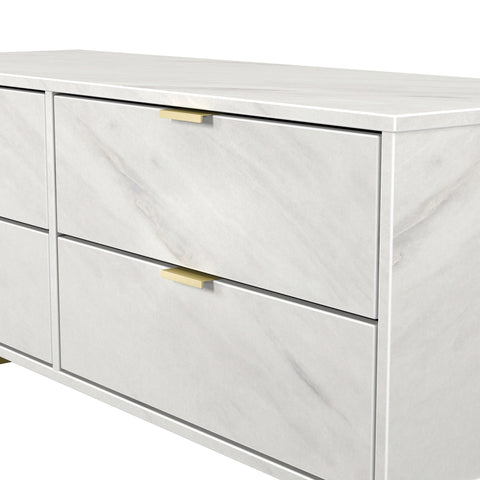 Hong Kong (Gold Sleigh Legs) 4 Drawer Bed Box