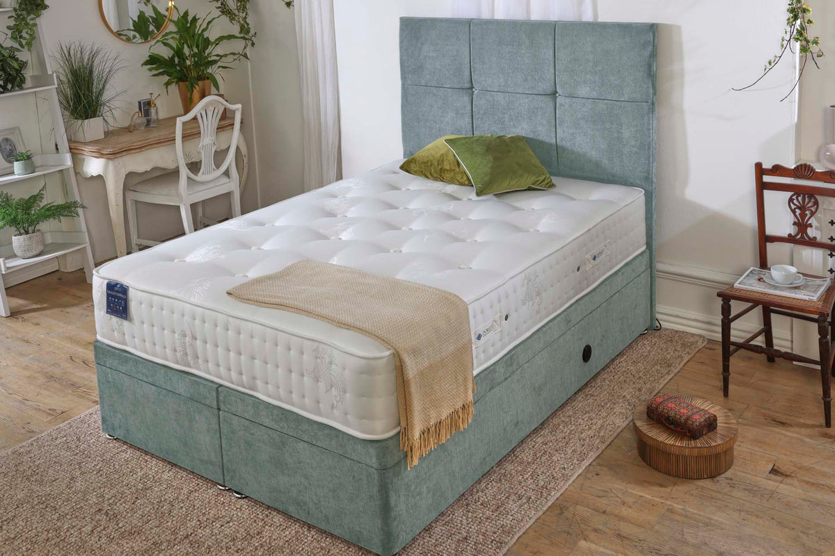 Dorlux Knightsbridge Divan Set including Mattress & a 24" Headboard