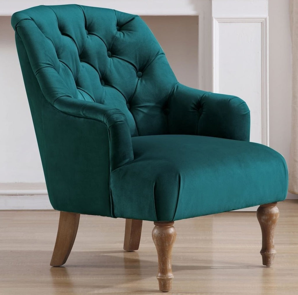 Bianca Chair in Teal in room setting