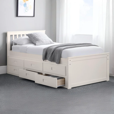 Julian Bowen Maisie Captains bed with underbed and storage drawers