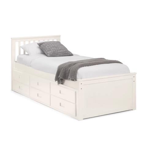 Julian Bowen Maisie Captains bed with underbed and storage drawers