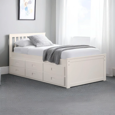 Julian Bowen Maisie Captains bed with underbed and storage drawers