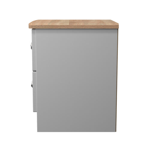 Sussex 2 Drawer Bedside Cabinet