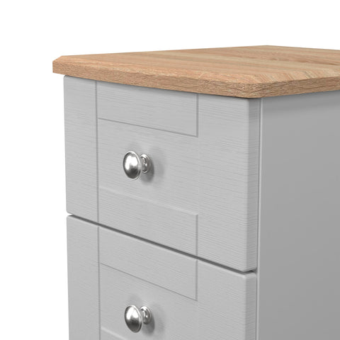 Sussex 2 Drawer Bedside Cabinet
