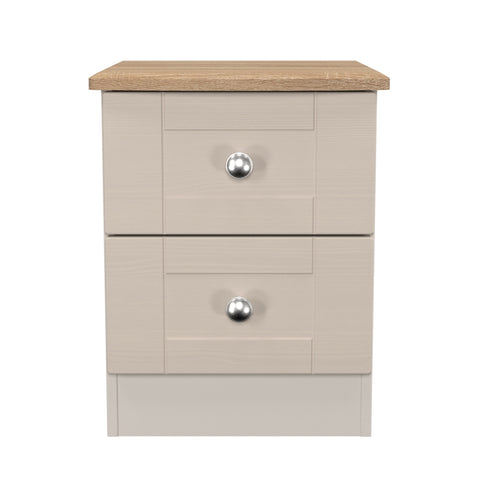 Sussex 2 Drawer Bedside Cabinet