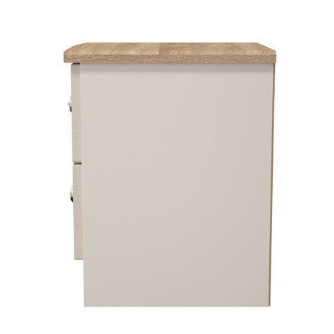 Sussex 2 Drawer Bedside Cabinet
