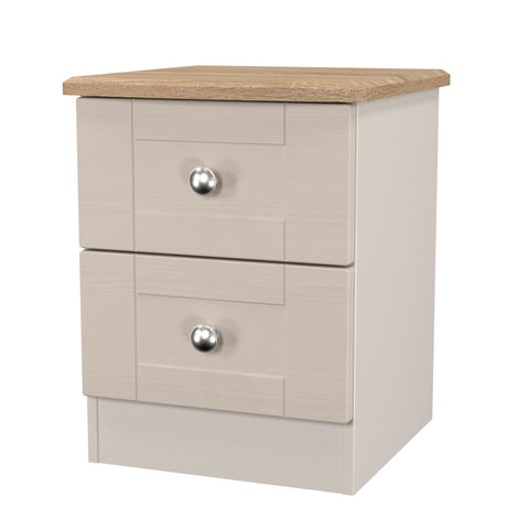 Sussex 2 Drawer Bedside Cabinet