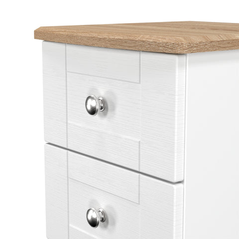 Sussex 2 Drawer Bedside Cabinet