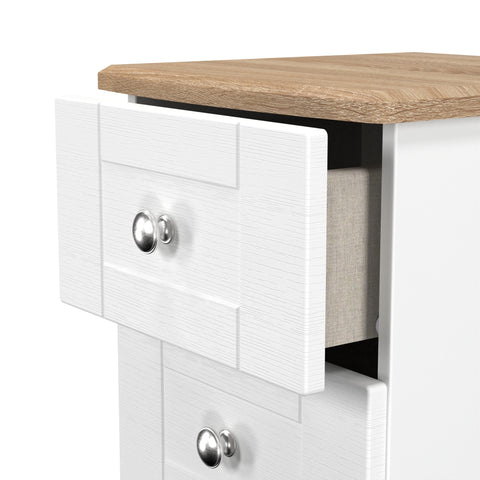 Sussex 2 Drawer Bedside Cabinet