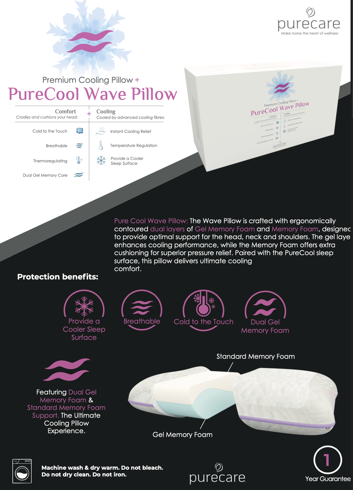 Purecool Wave Pillow