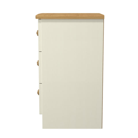 Warwick 3 Drawer Bedside Cabinet