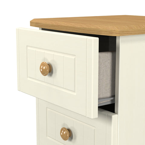 Warwick 3 Drawer Bedside Cabinet