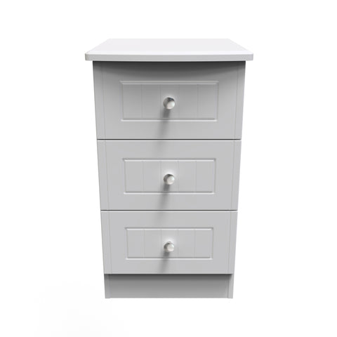 Warwick 3 Drawer Bedside Cabinet