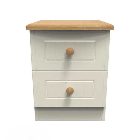 Warwick 2 Drawer Bedside Cabinet