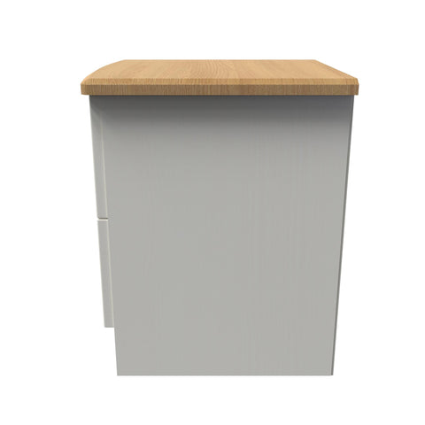 Warwick 2 Drawer Bedside Cabinet