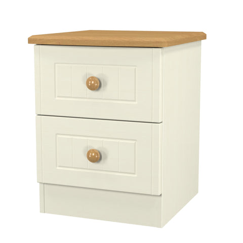 Warwick 2 Drawer Bedside Cabinet