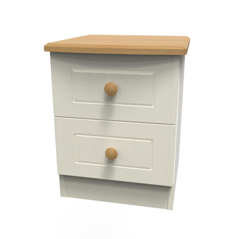 Warwick 2 Drawer Bedside Cabinet