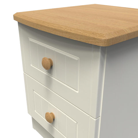Warwick 2 Drawer Bedside Cabinet
