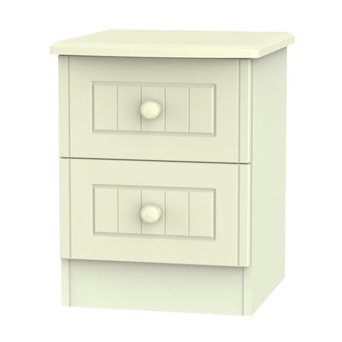 Warwick 2 Drawer Bedside Cabinet
