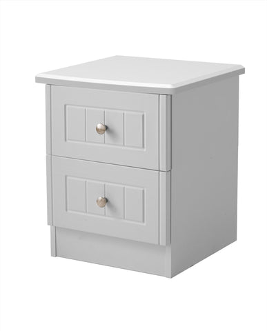 Warwick 2 Drawer Bedside Cabinet