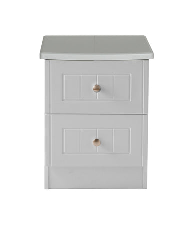 Warwick 2 Drawer Bedside Cabinet