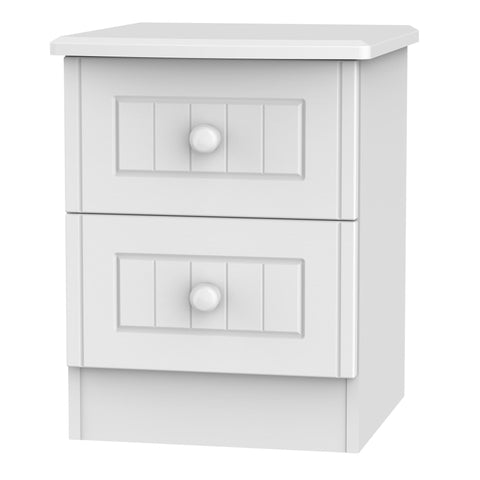Warwick 2 Drawer Bedside Cabinet