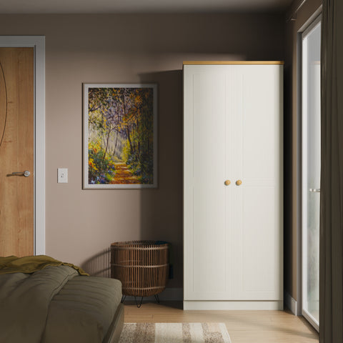Warwick 2ft6in Plain Wardrobe