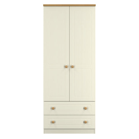 Warwick 2ft6in 2 Drawer Wardrobe