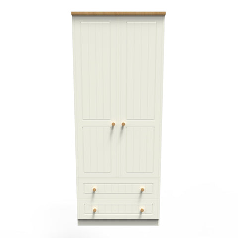 Warwick 2ft6in 2 Drawer Wardrobe
