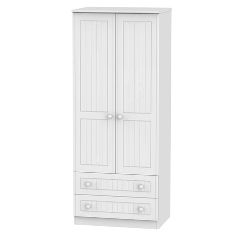 Warwick 2ft6in 2 Drawer Wardrobe