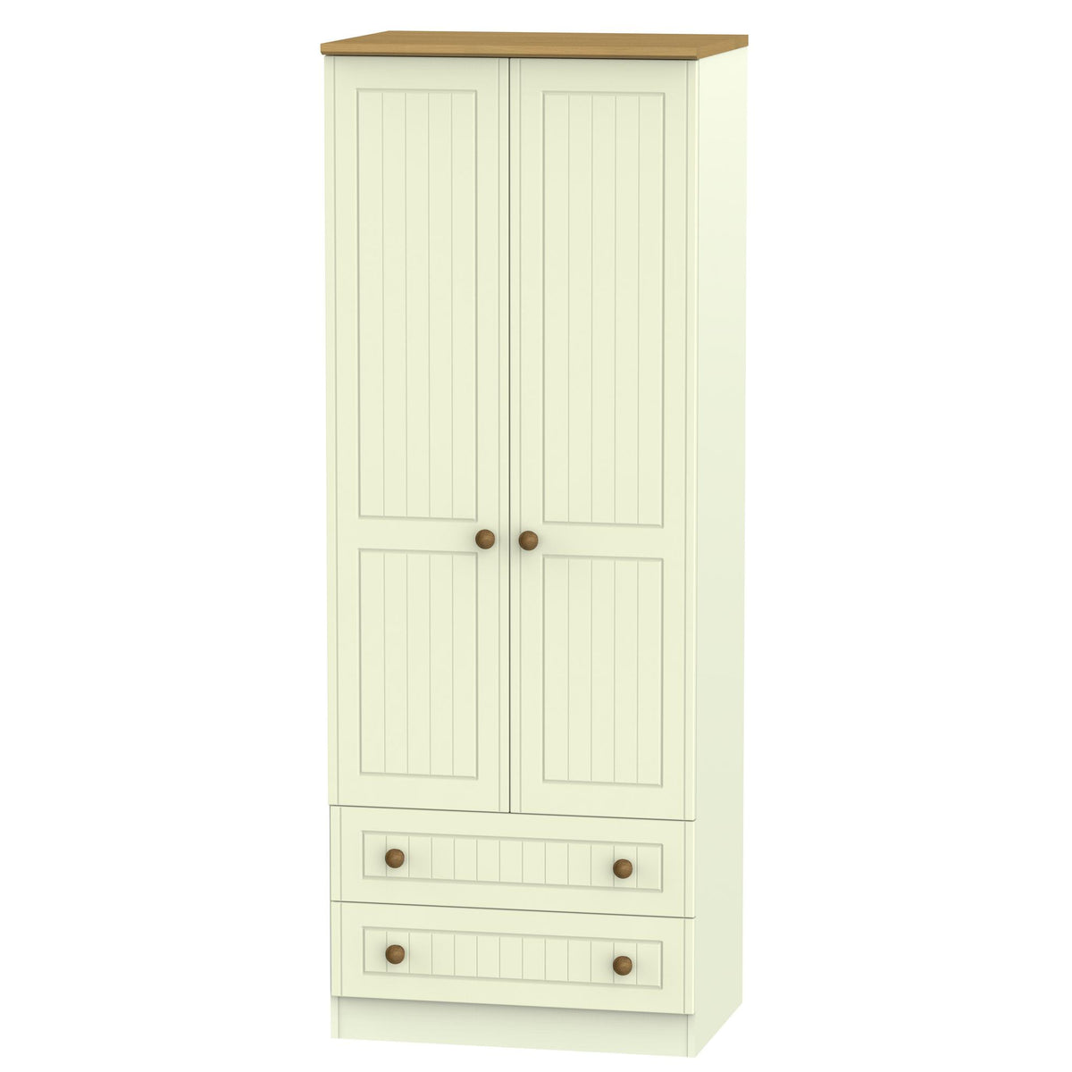 Warwick Tall 2 Drawer Wardrobe