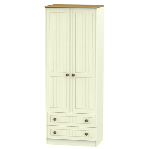 Warwick Tall 2 Drawer Wardrobe