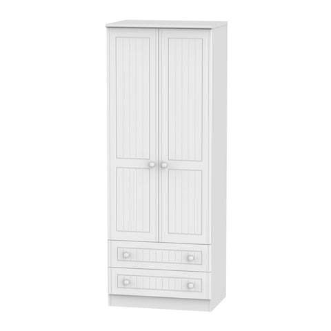 Warwick Tall 2 Drawer Wardrobe