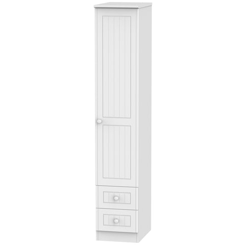 Warwick Tall Single 2 Drawer Wardrobe