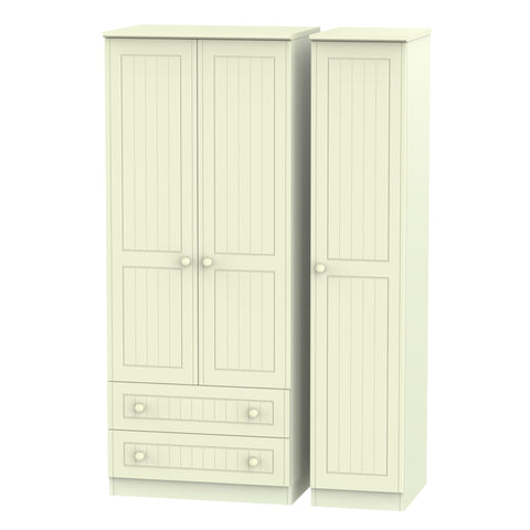 Warwick Triple 2 Drawer Wardrobe