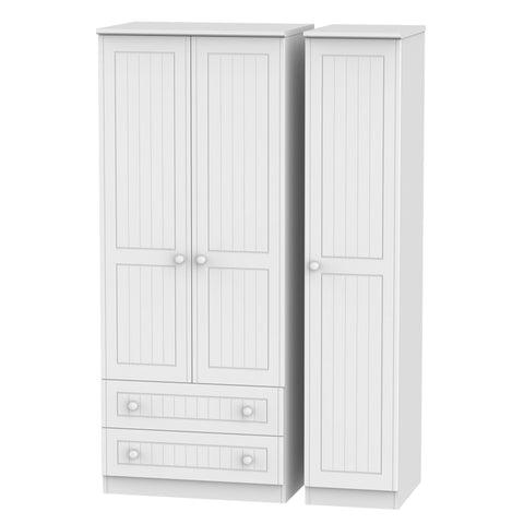 Warwick Triple 2 Drawer Wardrobe