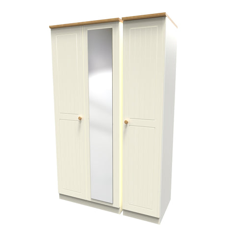 Warwick Triple Mirrored Wardrobe
