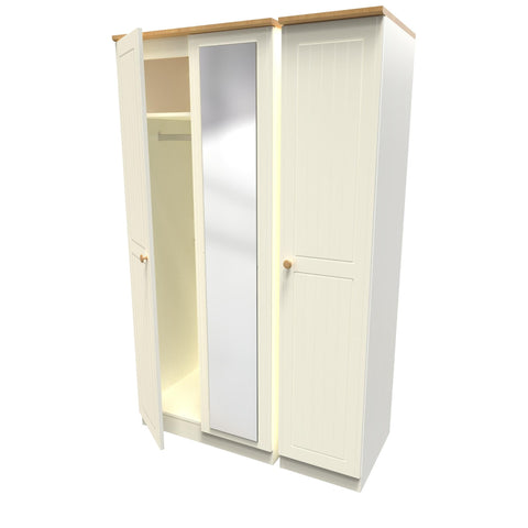Warwick Triple Mirrored Wardrobe