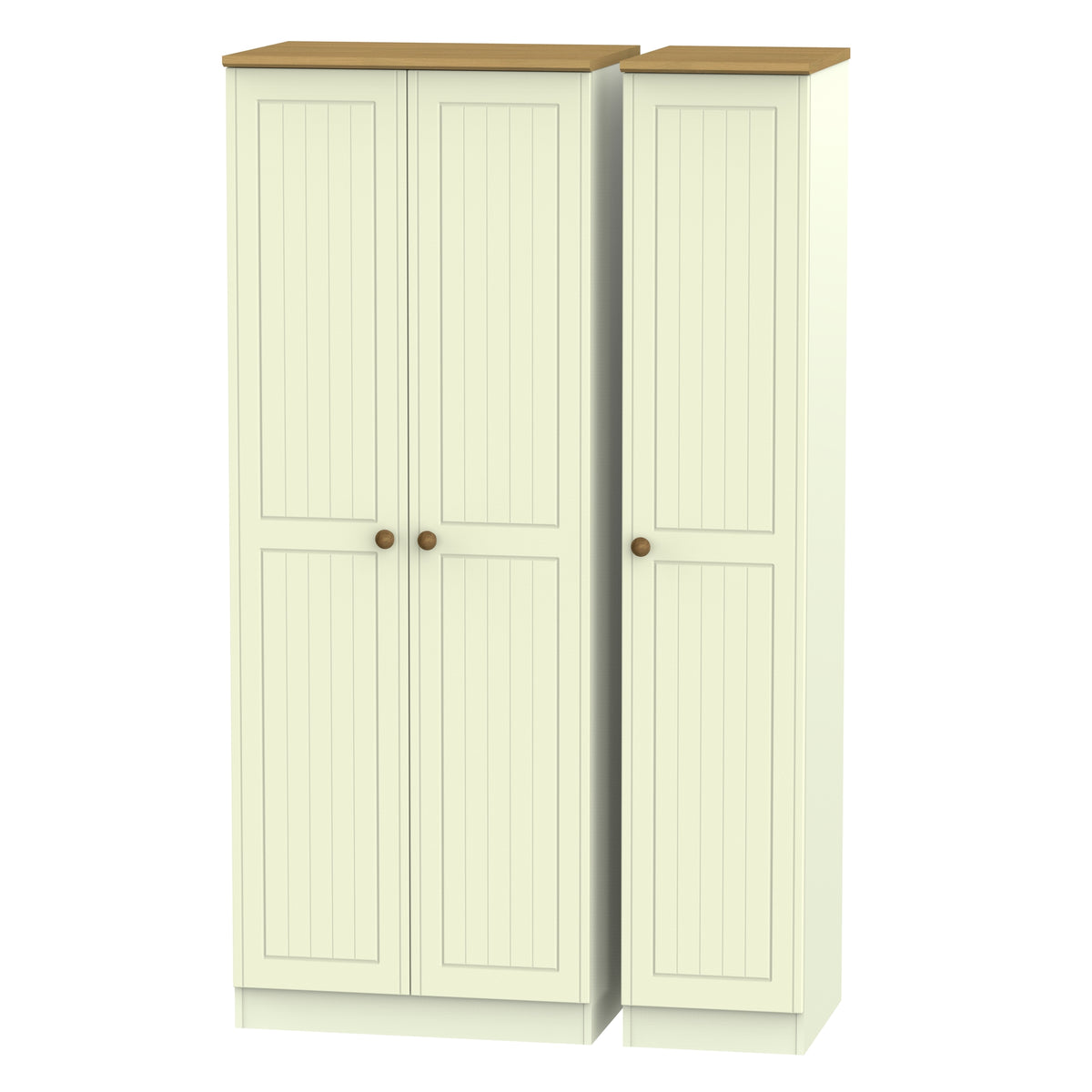 Warwick Tall Triple Plain Wardrobe